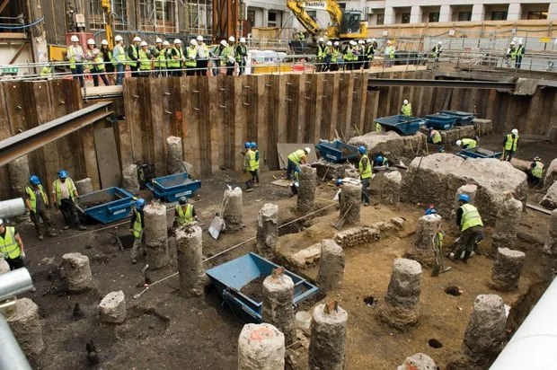 Stanhope’s 8-10 Moorgate, London, where Museum of London Archaeology recently investigated