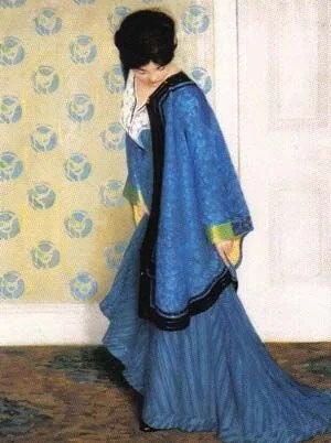 James Roy Hopkins, Mandarin Blue , 1917