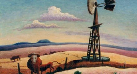West Texas by Thomas Hart Benton , 1952