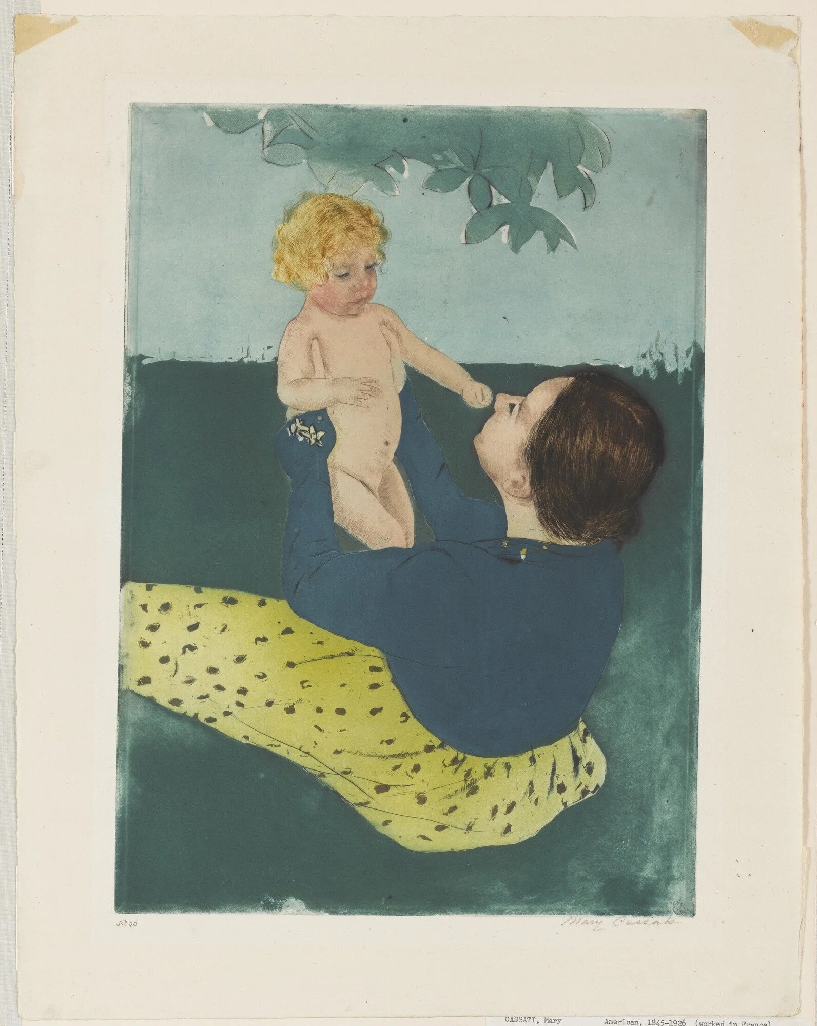 Under the Horse Chestnut Tree by Mary Cassatt, 1895, Moma