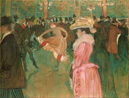 Dance at the Moulin Rouge, 1890 by Henri Toulouse-Lautre c