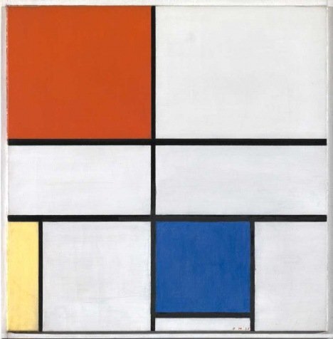 Piet Mondrian Composition C (No.III) with Red, Yellow and Blue © 2007 Mondrian/Holtzman Trust c/o HCR International, Warrenton, VA