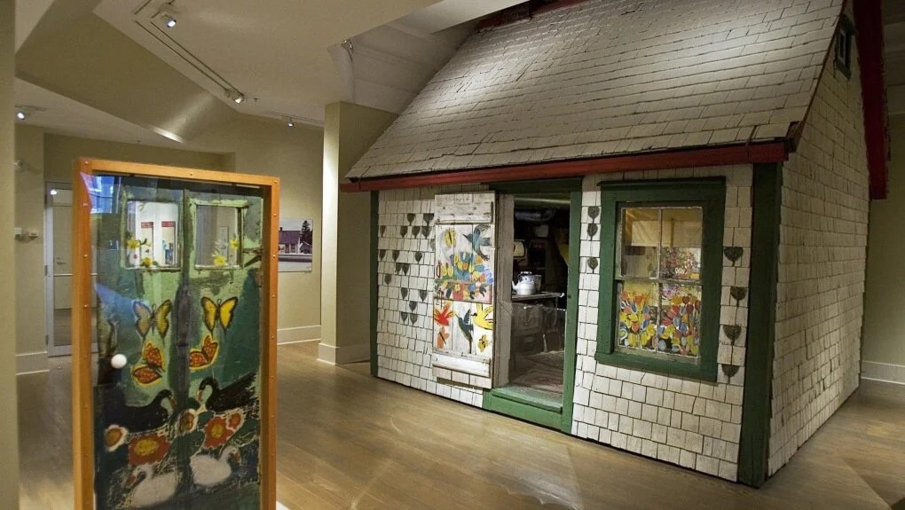 Maud Lewis House in the Art Gallery of Nova Scotia.