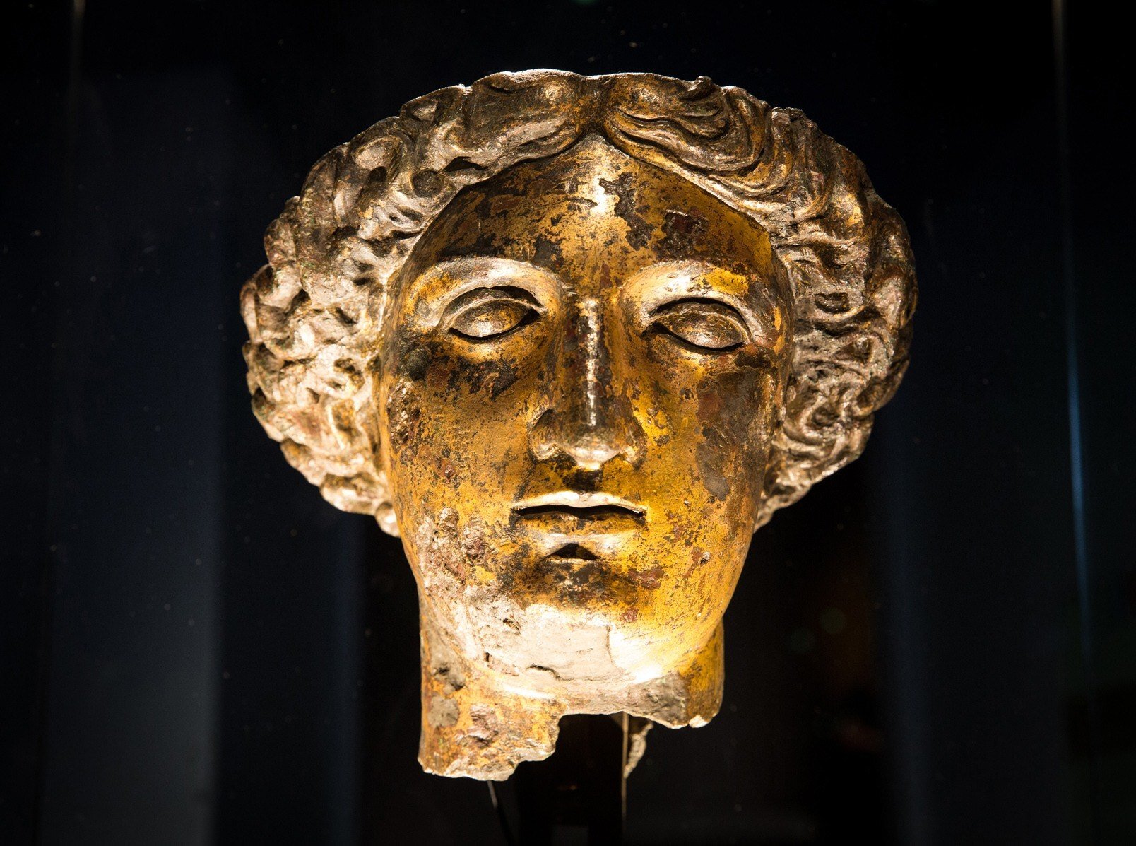 Head of the Goddess Sulis Minerva from Bath, England.