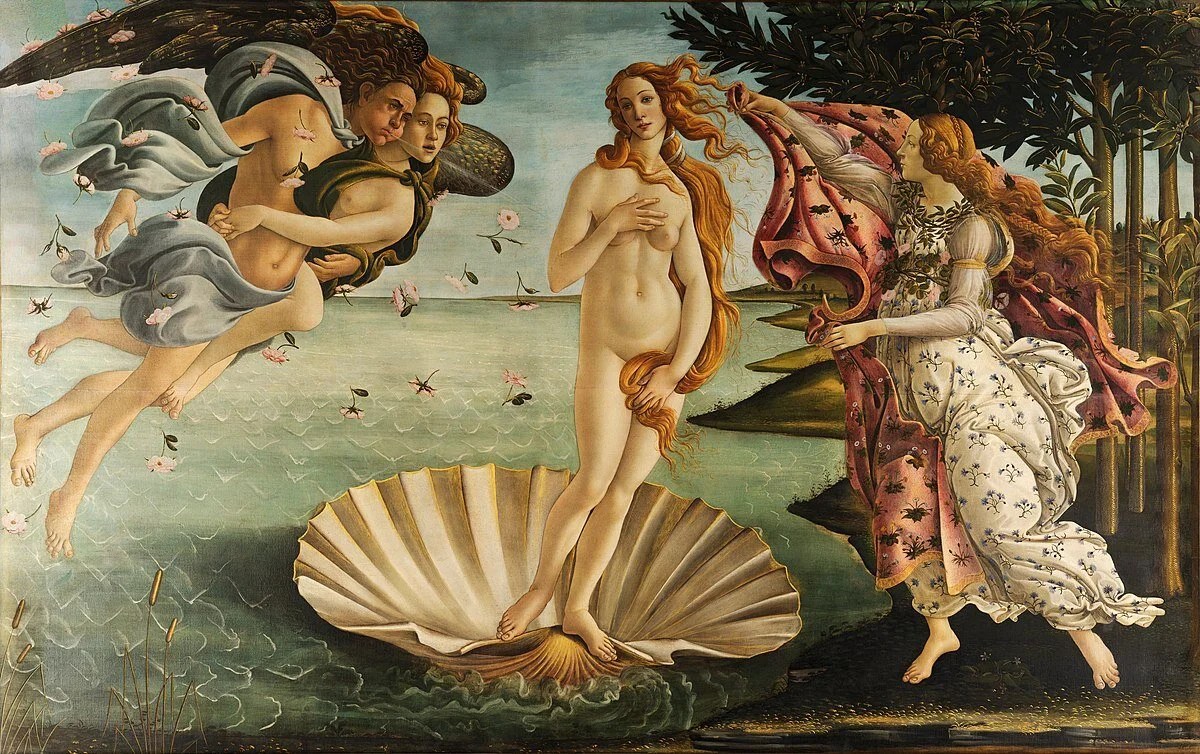 Botticelli, Birth of Venus , 1485-86