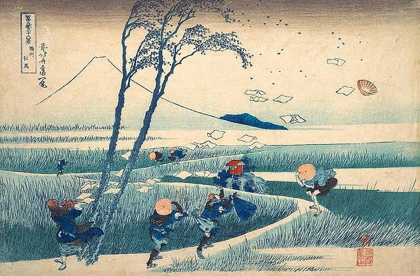 Suruga Province , Hokusai